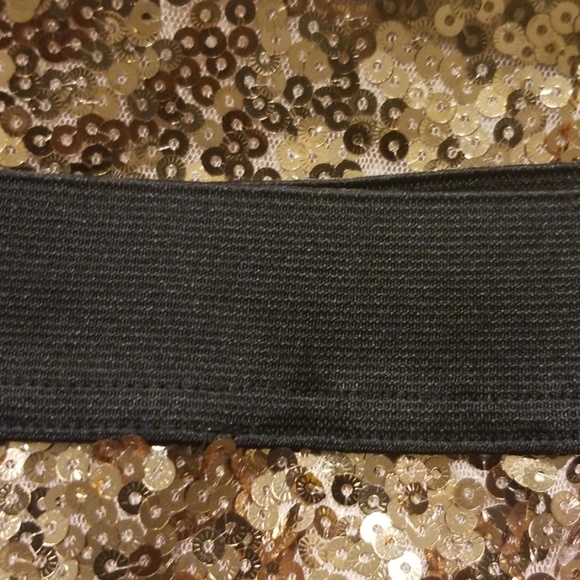 🍃🌺BUYONEGETONE $5 NWT Sequins Gol Skirt🌺🍃 - Picture 8 of 8